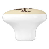  Boerderij in Antiek stijl Keramische Knop (Zijkant)