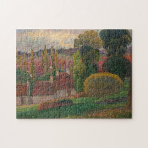 "Boerderij in Bretagne" door Paul Gauguin Legpuzzel