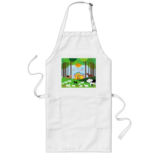 Boerderij in de bossen lang schort (Voorkant)