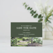 Boerderij in de buurt van Thirlmere Wedding Save T Aankondigingskaart (Staand voorkant)