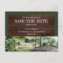 Boerderij in de buurt van Thirlmere Wedding Save T Aankondigingskaart