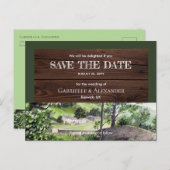 Boerderij in de buurt van Thirlmere Wedding Save T Aankondigingskaart (Voorkant / Achterkant)