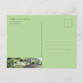 Boerderij in de buurt van Thirlmere Wedding Save T Aankondigingskaart (Achterkant)