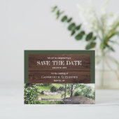 Boerderij in de buurt van Thirlmere Wedding Save T Aankondigingskaart (Staand voorkant)