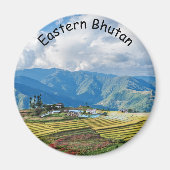 Boerderij in de oostelijke bergen van Bhutan - Him Magneet (Voorkant)