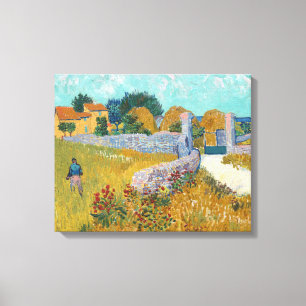 Boerderij in de Provence   Vincent van Gogh Canvas Afdruk