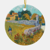 Boerderij in de Provence | Vincent van Gogh Keramisch Ornament (Voorkant)