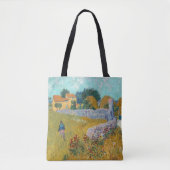 Boerderij in de Provence | Vincent van Gogh Tote Bag (Voorkant)