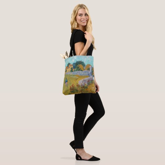 Boerderij in de Provence | Vincent van Gogh Tote Bag (Op model)