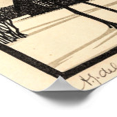 Boerderij in de sneeuw - Julie de Graag Poster (Hoek)