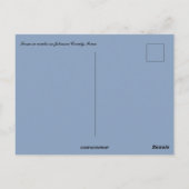 Boerderij in de winter in Johnson County Iowa Briefkaart (Achterkant)