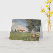 Boerderij in een tarweveld | Vincent van Gogh Kaart (Gele Bloem)
