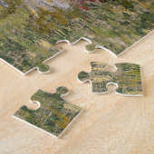 Boerderij in een tarweveld | Vincent van Gogh Legpuzzel (Zijkant)