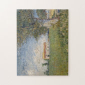 Boerderij in een tarweveld | Vincent van Gogh Legpuzzel (Verticaal)