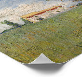 Boerderij in een tarweveld | Vincent van Gogh Poster (Hoek)