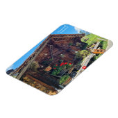  Boerderij in Gimmelwald (Zwitserland) Magneet (Linkerzijde)