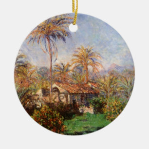 Boerderij in het kleine land in Bordighera door Cl Keramisch Ornament