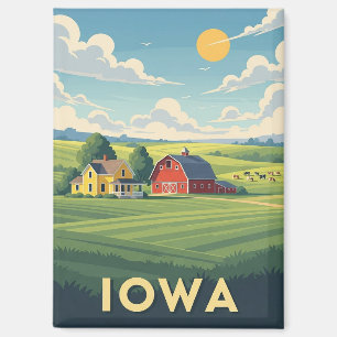 Boerderij in Iowa Reis Magneet