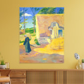 Boerderij in Le Pouldu Canvas Afdruk (Insitu (Woonkamer))