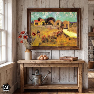 Boerderij in Provence door Vincent van Gogh Poster