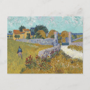 Boerderij in Provence van Vincent Van Gogh ansicht Briefkaart