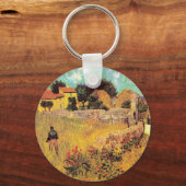 Boerderij in Provence van Vincent van Gogh Sleutelhanger (Voorkant)
