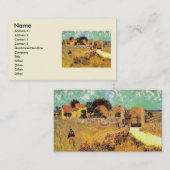 Boerderij in Provence van Vincent van Gogh Visitekaartje (Voorkant / Achterkant)