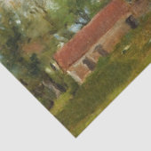 Boerderij in Rebais door Eva Gonzales Tissuepapier (Detail)