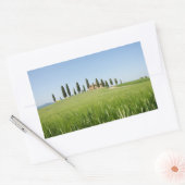 Boerderij in Toscane rechthoekige sticker (Envelop)