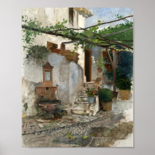 Boerderij Interieur uit Zuid-Spanje   Hugo Birger Poster