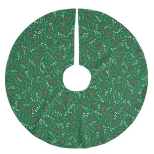 Boerderij jager groen rustieke bladpatroon schatti kerstboom rok