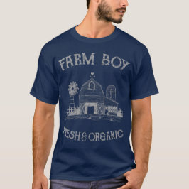 Boerderij jongen t-shirt