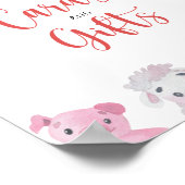 Boerderij - Kaarten en geschenken baby shower Poster (Hoek)