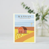  Boerderij Kansas Briefkaart (Staand voorkant)