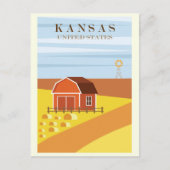  Boerderij Kansas Briefkaart (Voorkant)