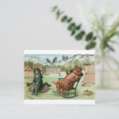 Boerderij Katten van Louis Wain Briefkaart (Staand voorkant)