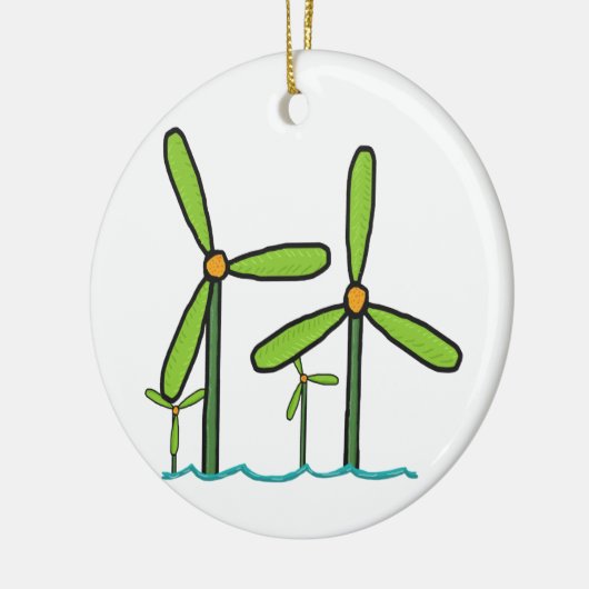 Boerderij Keramisch Ornament (Links)