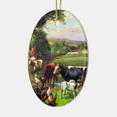  Boerderij Keramisch Ornament (Links)