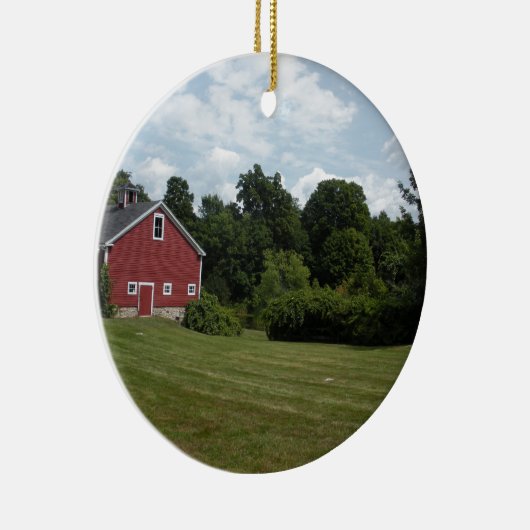 boerderij keramisch ornament (Rechts)