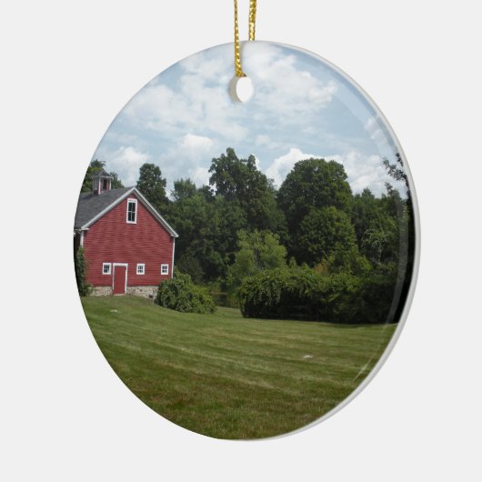 boerderij keramisch ornament (Links)