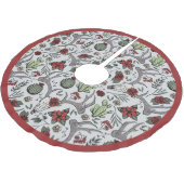 Boerderij Kerst Bloemen Herten Schedel Antlers Kerstboom Rok (Gekanteld)