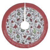 Boerderij Kerst Bloemen Herten Schedel Antlers Kerstboom Rok (Voorkant)