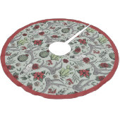 Boerderij Kerst Bloemen Herten Schedel Antlers Kerstboom Rok (Gekanteld)