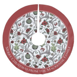 Boerderij Kerst Bloemen Herten Schedel Antlers Kerstboom Rok