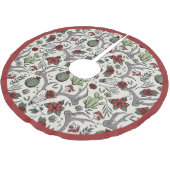 Boerderij Kerst Bloemen Herten Schedel Antlers Kerstboom Rok (Gekanteld)