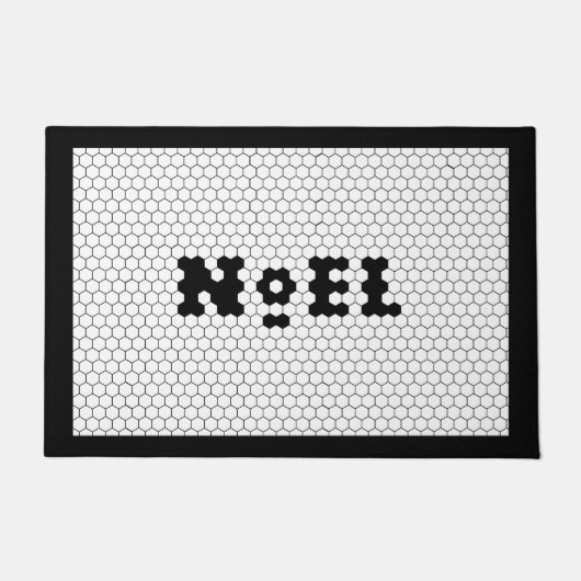 Boerderij Kerst Christelijk Noel Tegel Design Deurmat (Voorkant)