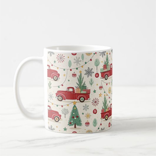  Boerderij Kerst Koffiemok (Links)