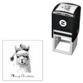 Boerderij Kerst Mails Maker Zelfinktende Stempel (In situ)