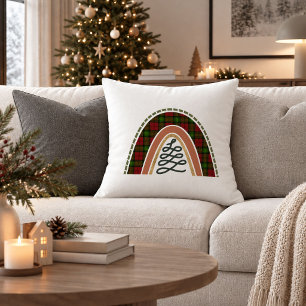 Boerderij Kerst Regenboog Boho Decoratie Kussen
