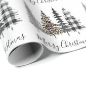 Boerderij Kerstbomen Cadeaupapier (Rol Hoek)